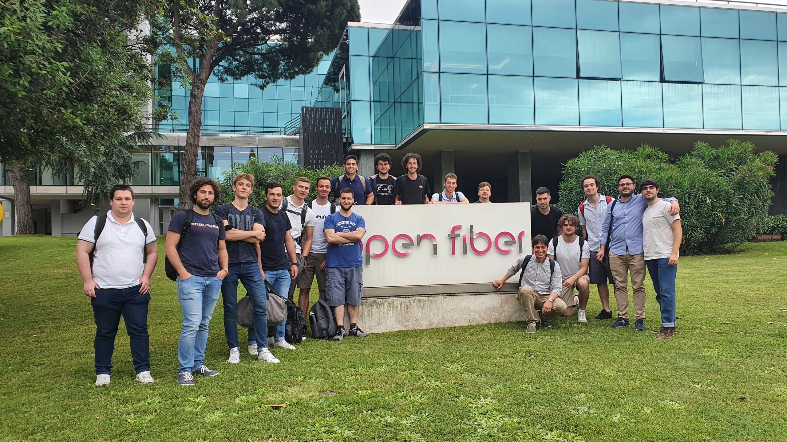 Gli studenti di Ingegneria delle Telecomunicazioni a lezione da Open Fiber